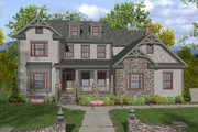 Craftsman Style House Plan - 4 Beds 4 Baths 2964 Sq/Ft Plan #56-563 
