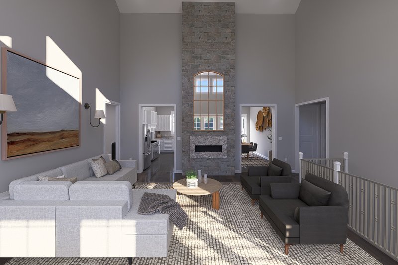 Dream House Plan - Interior - Family Room for Cottage House Plan #1060-364 - 3 bed, 3.5 bath