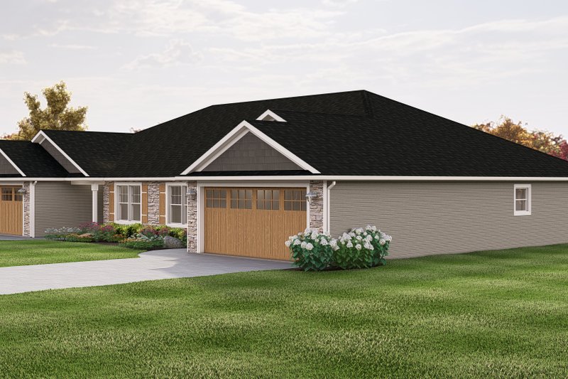 House Blueprint - Exterior - Other Elevation for Craftsman House Plan #1064-326 - 2 bed, 2 bath