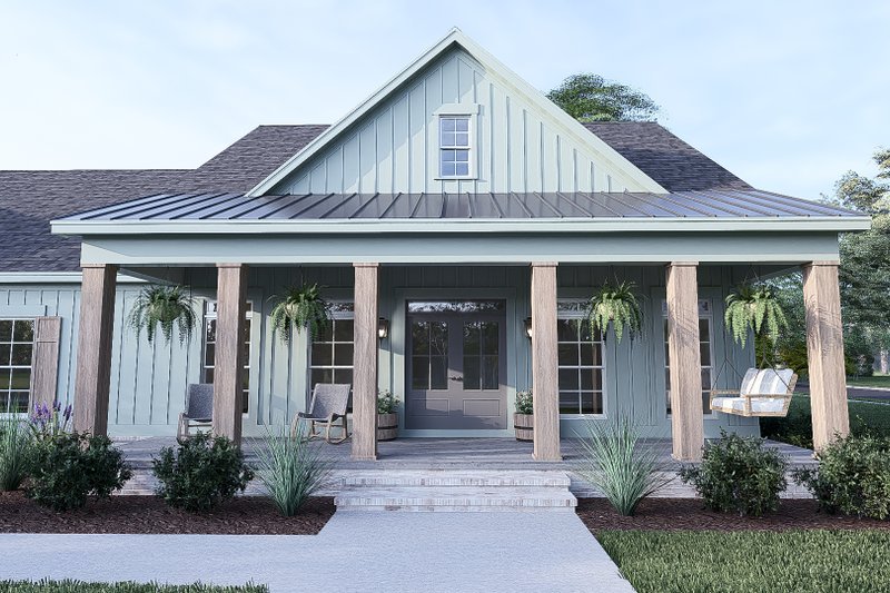 House Design - Exterior - Front Elevation 5 for Farmhouse House Plan #923-426 - 3 bed, 2.5 bath