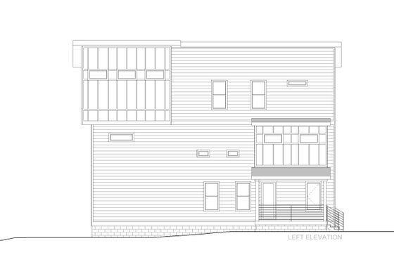 Exterior - Other Elevation 2 for Modern House Plan #1085-7 - 4 bed, 4 bath