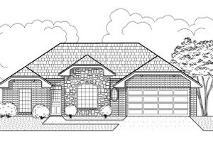 Traditional Exterior - Front Elevation Plan #65-463