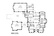 European Style House Plan - 4 Beds 4 Baths 7296 Sq/Ft Plan #920-65 