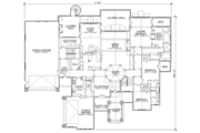 Craftsman Style House Plan - 5 Beds 5 Baths 5022 Sq/Ft Plan #5-443 