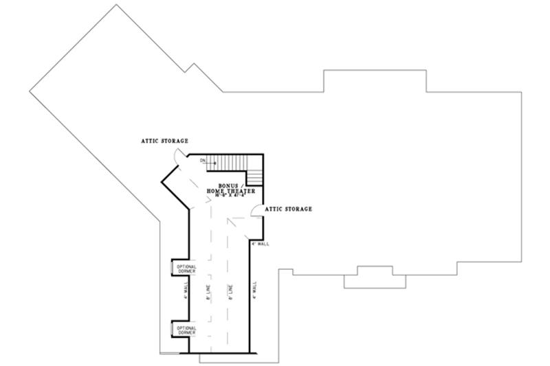 Dream House Plan - Floor Plan - Other Floor for Traditional House Plan #17-2122 - 3 bed, 4.5 bath