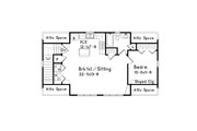 Traditional Style House Plan - 1 Beds 1 Baths 741 Sq/Ft Plan #22-639 