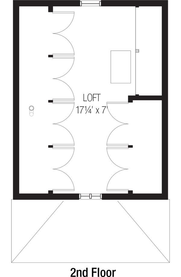 Cottage Floor Plan - Upper Floor Plan #915-3