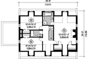 Country Style House Plan - 3 Beds 2 Baths 2976 Sq/Ft Plan #25-4683 