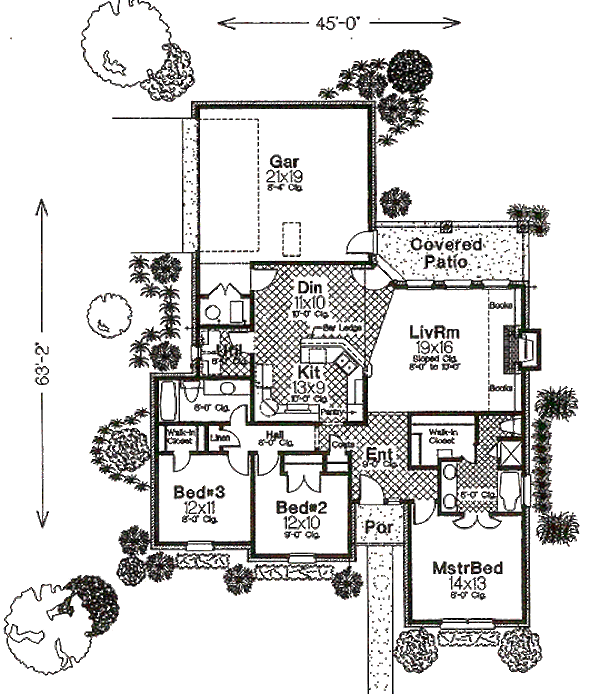 Traditional Floor Plan - Main Floor Plan #310-809