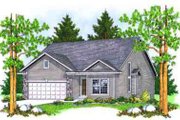 Ranch Style House Plan - 2 Beds 2 Baths 1734 Sq/Ft Plan #70-658 