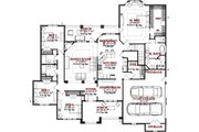 Traditional Style House Plan - 4 Beds 3 Baths 2662 Sq/Ft Plan #63-358 