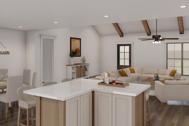 House Blueprint - Interior - Kitchen 1 for Farmhouse House Plan #923-384 - 3 bed, 3 bath