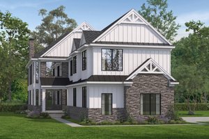 Exterior - Front Elevation for Craftsman House Plan #1057-46 - 4 bed, 3.5 bath