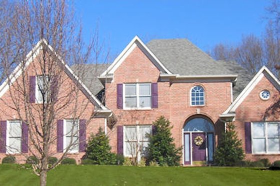 Exterior - Front Elevation for European House Plan #81-13830 - 3 bed, 2.5 bath