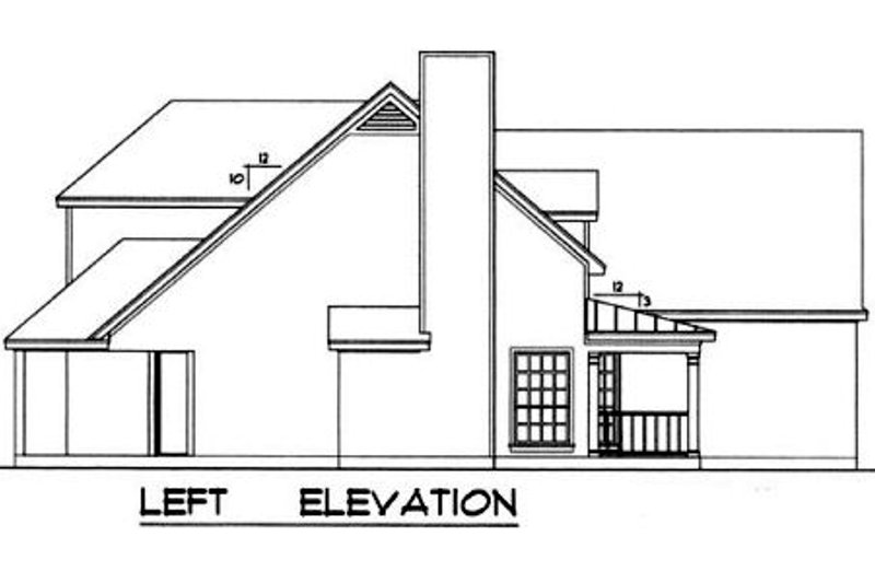 Home Plan - Exterior - Other Elevation for Country House Plan #40-329 - 3 bed, 2.5 bath