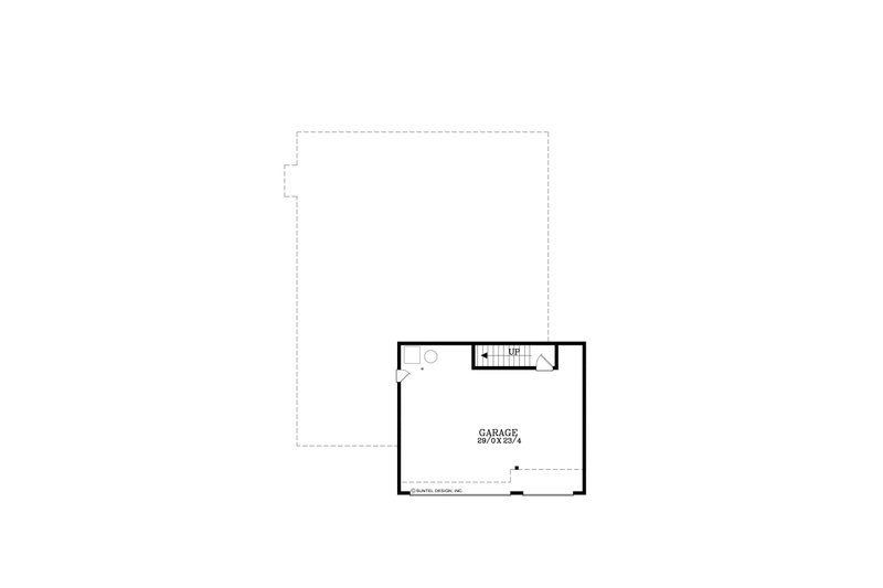 House Design - Floor Plan - Lower Floor for Craftsman House Plan #53-685 - 4 bed, 2 bath