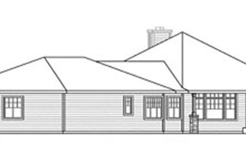 Home Plan - Exterior - Other Elevation 1 for Craftsman House Plan #124-731 - 3 bed, 2.5 bath