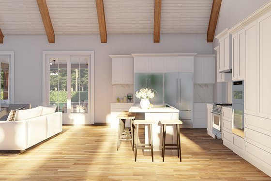 Interior - Kitchen 2 for Craftsman House Plan #923-324 - 3 bed, 3.5 bath