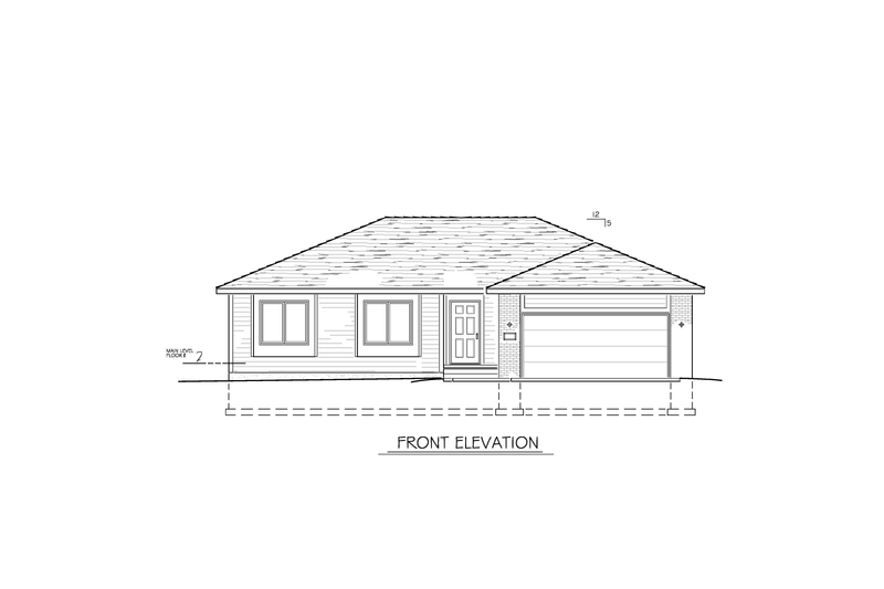 House Plan Design - Exterior - Front Elevation 3 for Traditional House Plan #1122-7 - 3 bed, 2 bath