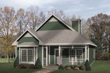 Country Style House Plan - 2 Beds 1 Baths 1285 Sq/Ft Plan #22-220 ...