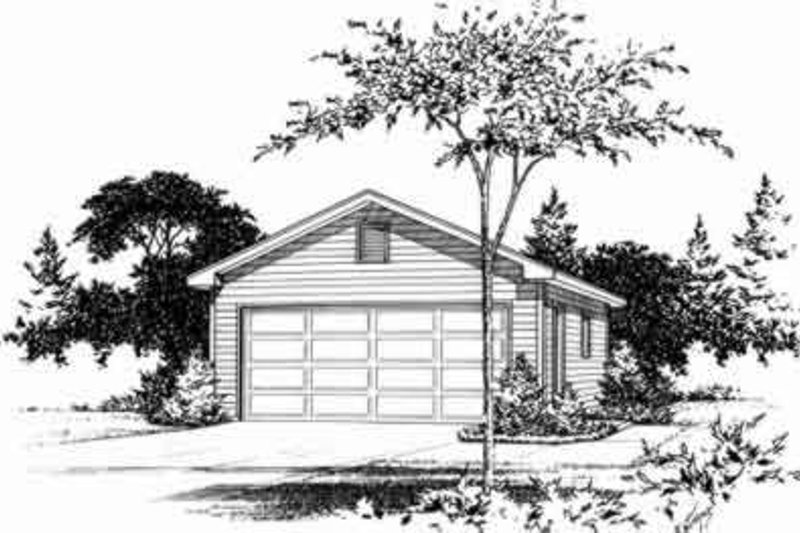 Architectural House Design - Traditional Exterior - Front Elevation Plan #22-447