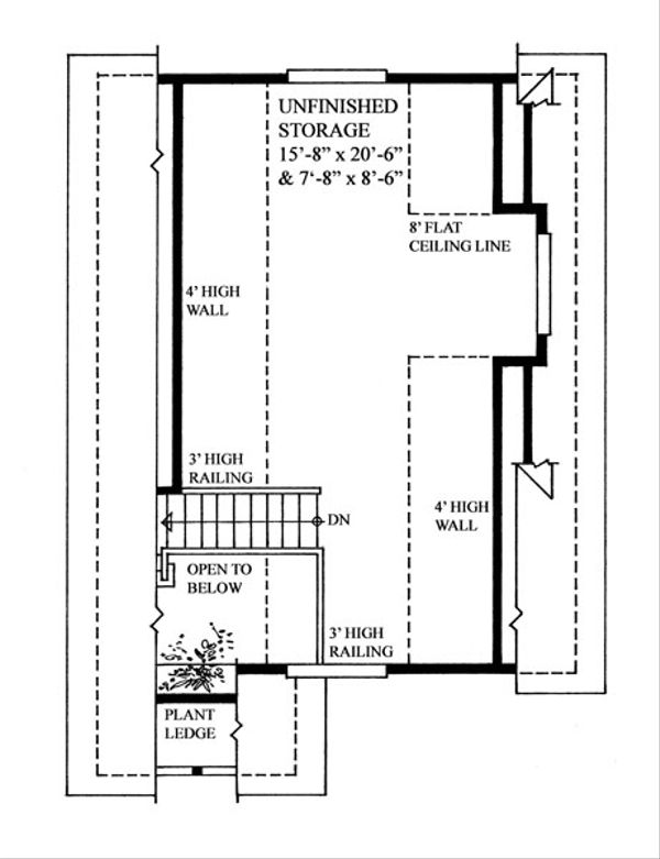 Home Plan - Traditional Floor Plan - Upper Floor Plan #118-119