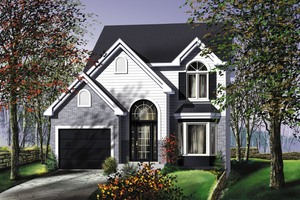 Traditional Exterior - Front Elevation Plan #25-217