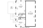 Contemporary Style House Plan - 1 Beds 1.5 Baths 715 Sq/Ft Plan #932-1185 