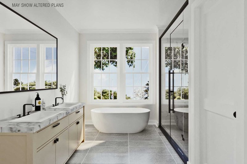 House Plan Design - Interior - Master Bathroom for Tudor House Plan #461-97 - 4 bed, 3 bath