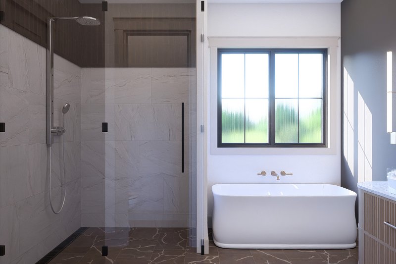 Dream House Plan - Interior - Master Bathroom 1 for Cottage House Plan #455-800 - 3 bed, 2.5 bath