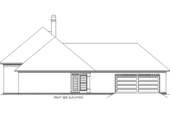 Exterior - Other Elevation 1 for Traditional House Plan #45-309 - 3 bed, 2 bath