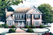 Colonial Style House Plan - 4 Beds 3.5 Baths 2400 Sq/Ft Plan #429-33 