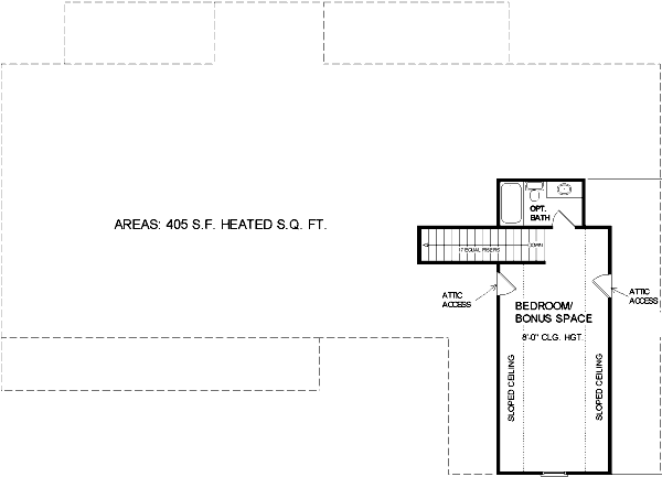 Home Plan - Country Floor Plan - Other Floor Plan #21-105