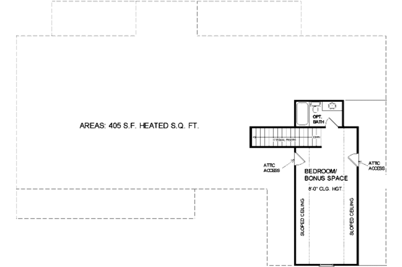 Dream House Plan - Floor Plan - Other Floor for Country House Plan #21-105 - 3 bed, 3 bath