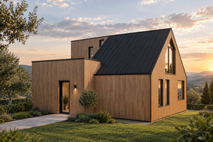 House Design - Exterior - Other Elevation for Modern House Plan #542-13 - 3 bed, 2 bath