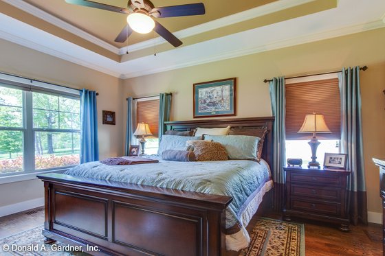 Interior - Master Bedroom for Craftsman House Plan #929-307 - 3 bed, 2 bath