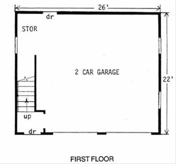 Country Floor Plan - Main Floor Plan #116-126