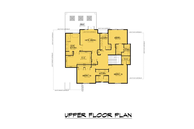 Dream House Plan - Floor Plan - Upper Floor for Mediterranean House Plan #1066-211 - 4 bed, 4 bath