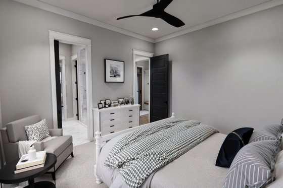 Interior - Master Bedroom 1 for Farmhouse House Plan #51-1261 - 3 bed, 3.5 bath