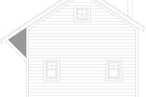 Exterior - Rear Elevation for Contemporary House Plan #932-1126 - 1 bed, 1 bath
