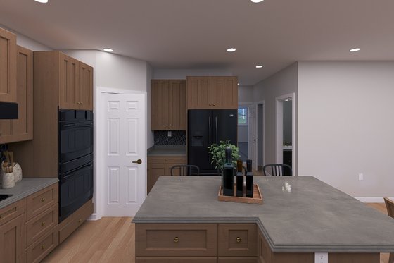 Interior - Kitchen 2 for European House Plan #1060-293 - 5 bed, 3.5 bath