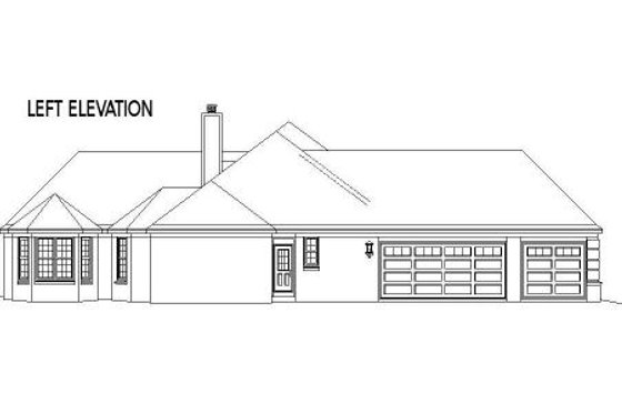 Exterior - Other Elevation for European House Plan #81-1634 - 5 bed, 4 bath