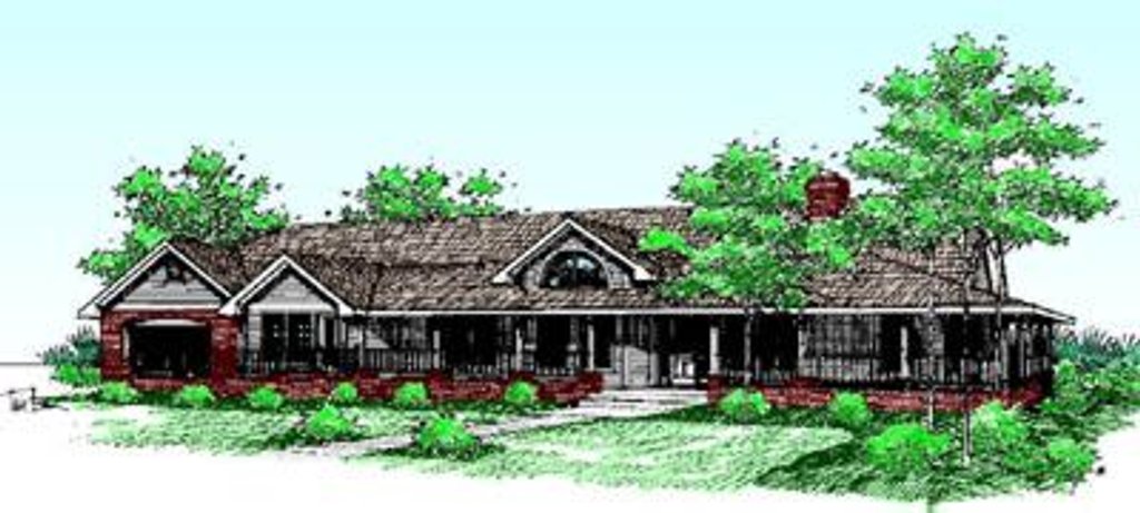 Ranch Style House Plan 5 Beds 3 Baths 2596 Sq Ft Plan 60 7 Houseplans Com Ranch Style House Plan 5 Beds 3 Baths 2596 Sq Ft Plan 60 7 Houseplans Com