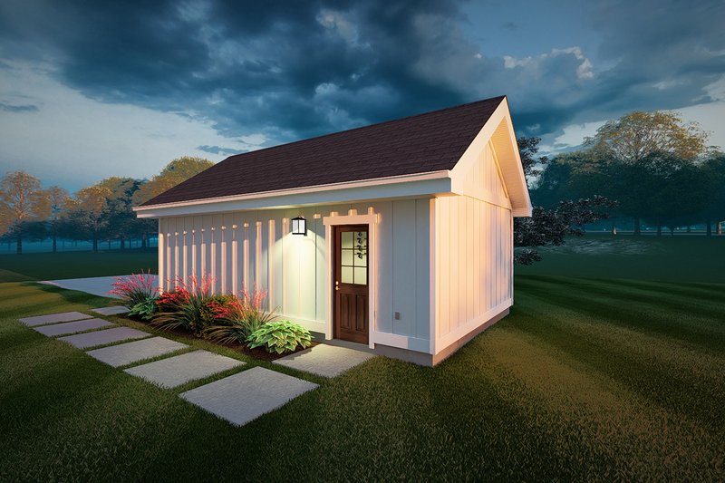 Dream House Plan - Exterior - Rear Elevation for Farmhouse House Plan #126-301, 0 bath
