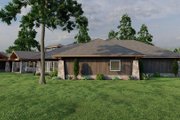 Contemporary Style House Plan - 4 Beds 3.5 Baths 4183 Sq/Ft Plan #17-3390 