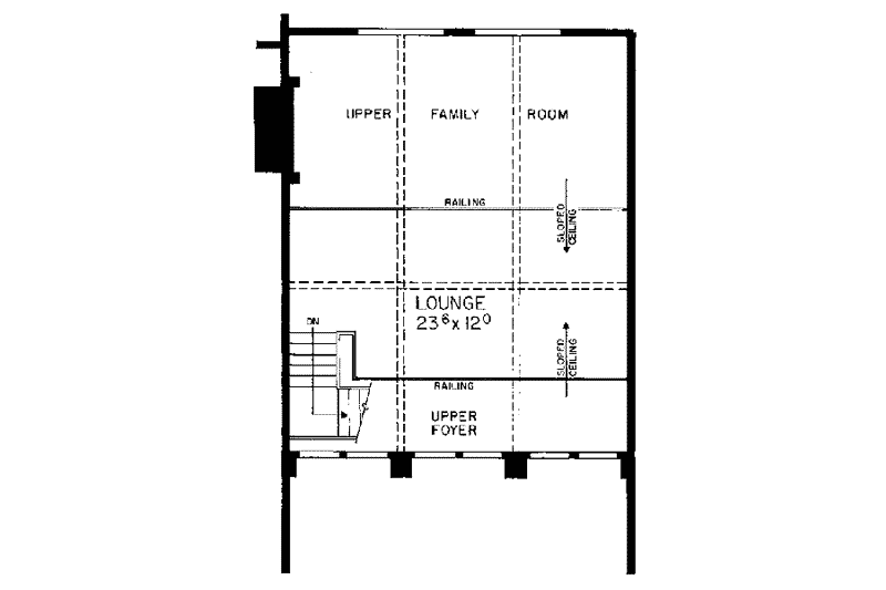 House Blueprint - Floor Plan - Other Floor for Adobe / Southwestern House Plan #72-232 - 4 bed, 2.5 bath