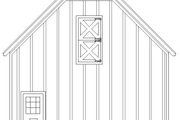 Farmhouse Style House Plan - 0 Beds 0 Baths 1490 Sq/Ft Plan #932-133 