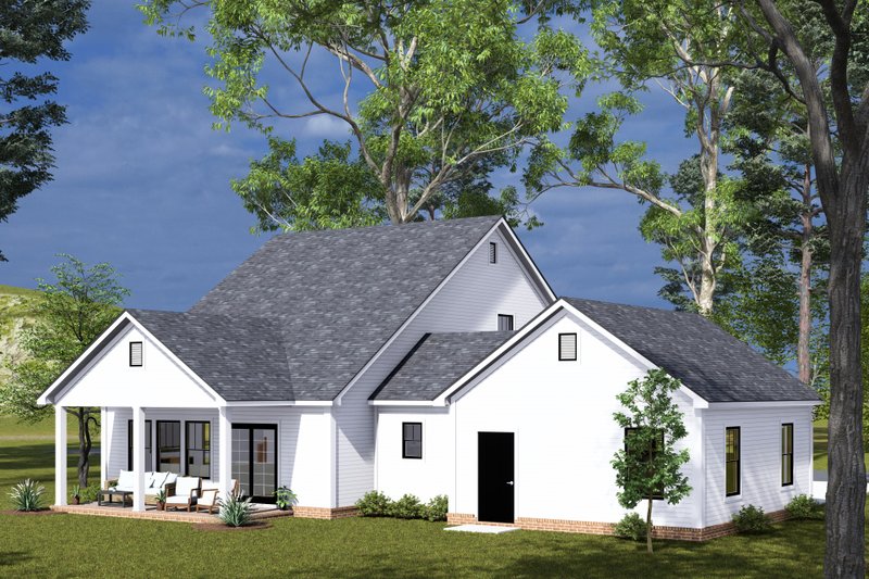 House Design - Exterior - Other Elevation 1 for Farmhouse House Plan #513-2306 - 3 bed, 3.5 bath