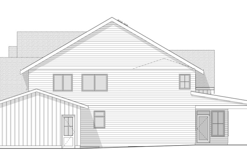 House Blueprint - Exterior - Other Elevation 1 for Farmhouse House Plan #1114-68 - 4 bed, 3.5 bath