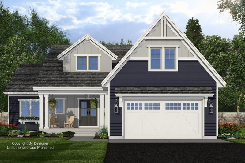 House Design - Exterior - Front Elevation 5 for Craftsman House Plan #51-1420 - 5 bed, 4.5 bath
